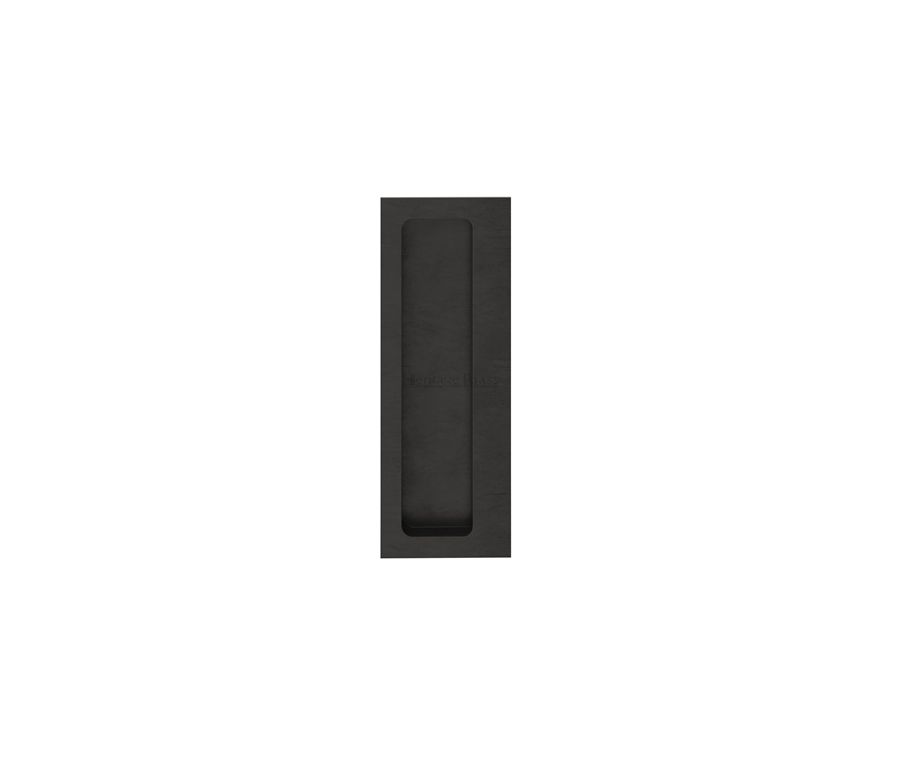 Heritage Brass Matt Bronze Offset Flush Pull for Swing Door | C1862-MB