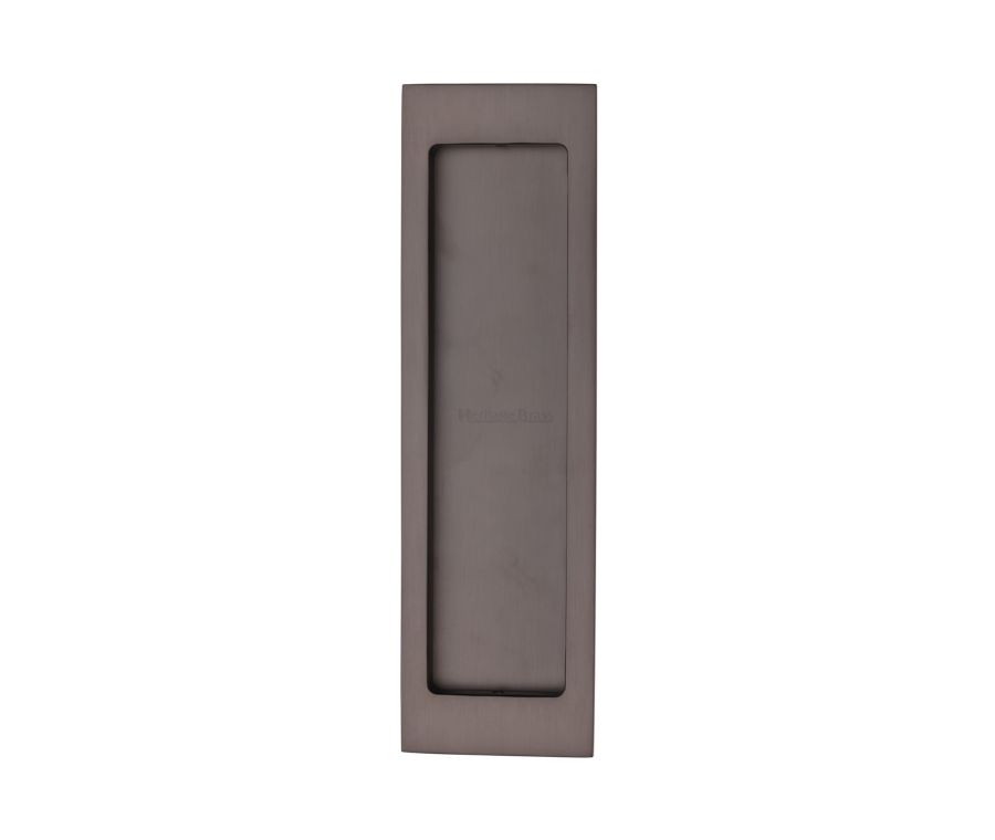 Matt Bronze Heritage Brass Flush Pull - C1872 197mm