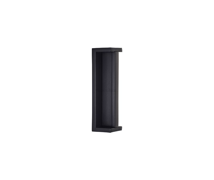 Heritage Brass Matt Black Heritage Brass Sliding Flush Pull | C1874-BKMT