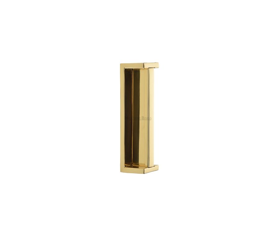 Heritage Brass Polished Brass Heritage Brass Sliding Flush Pull | C1874-PB