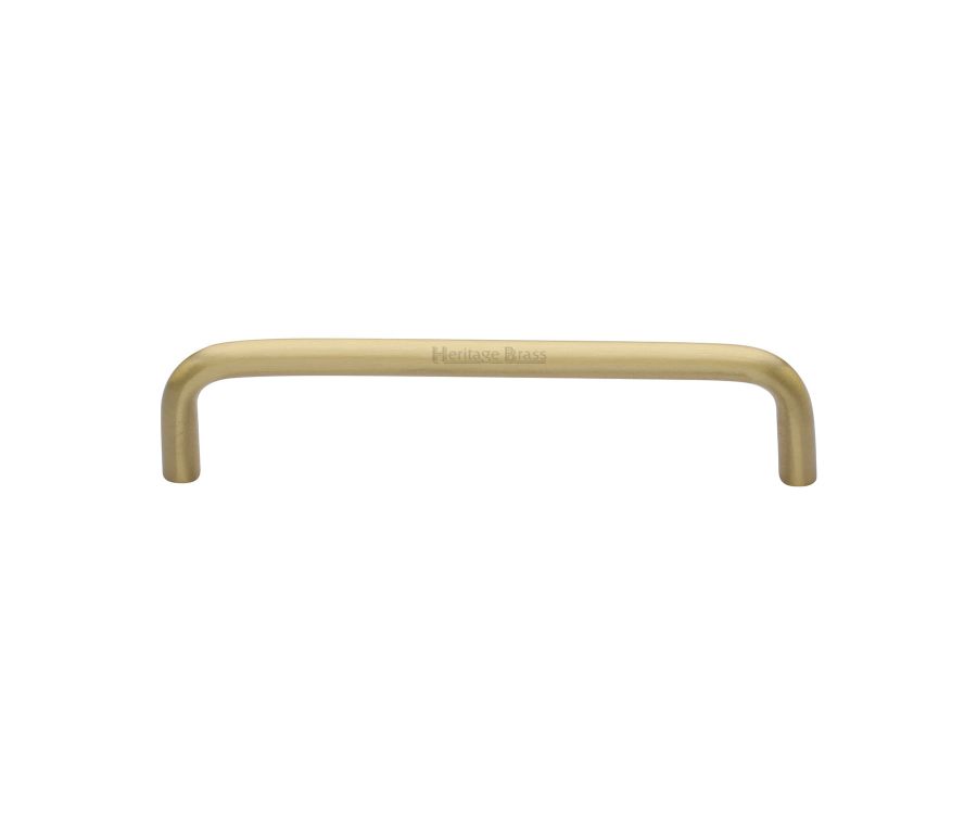Heritage Brass Satin Brass Wire Cabinet Pull Handle 128mm