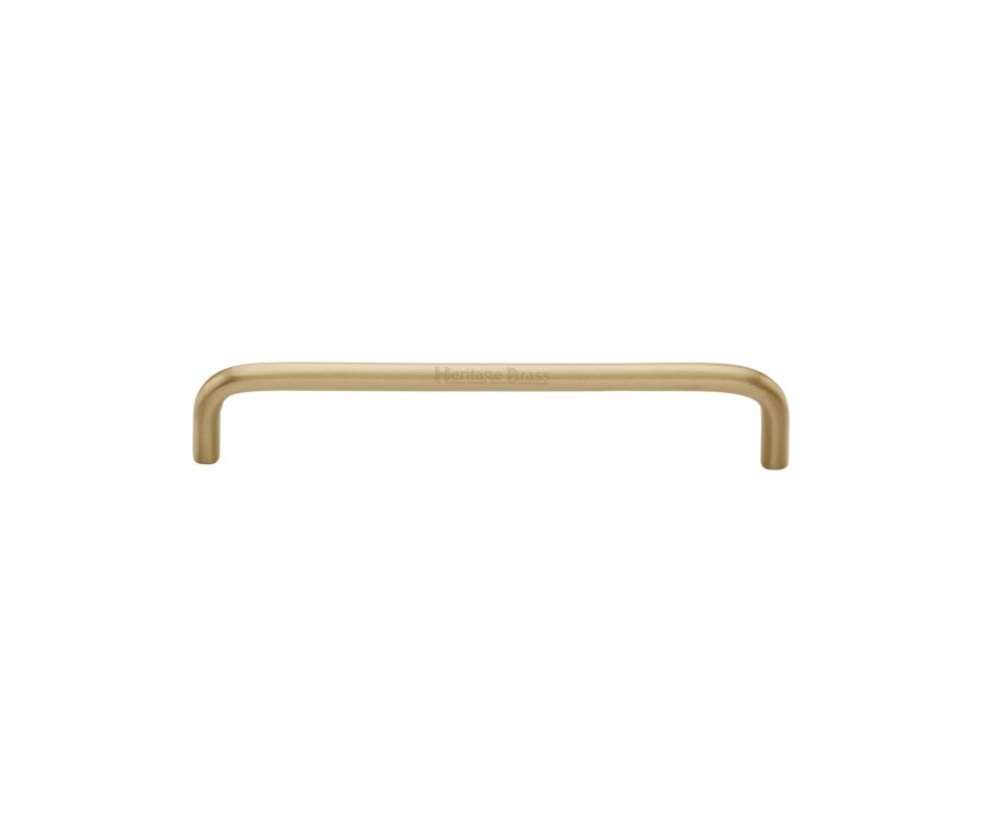 Heritage Brass Satin Brass Wire Cabinet Pull Handle 152mm