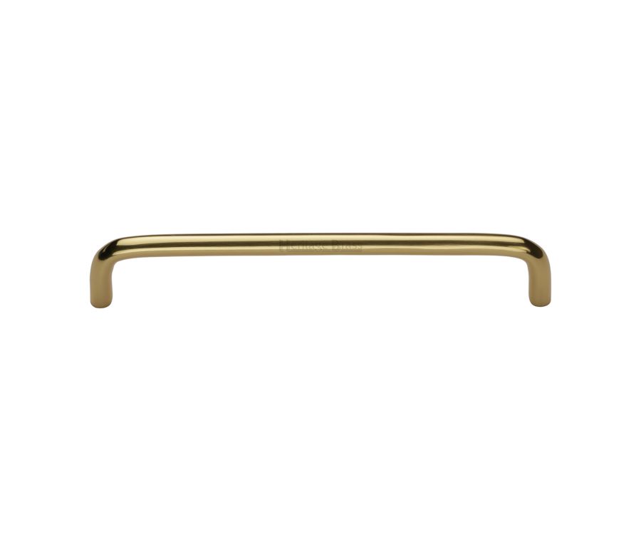 Heritage Brass Polished Brass Wire Cabinet Pull Handle 160mm