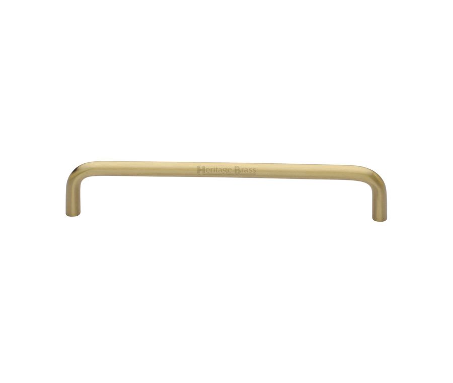Heritage Brass Satin Brass Wire Cabinet Pull Handle 160mm