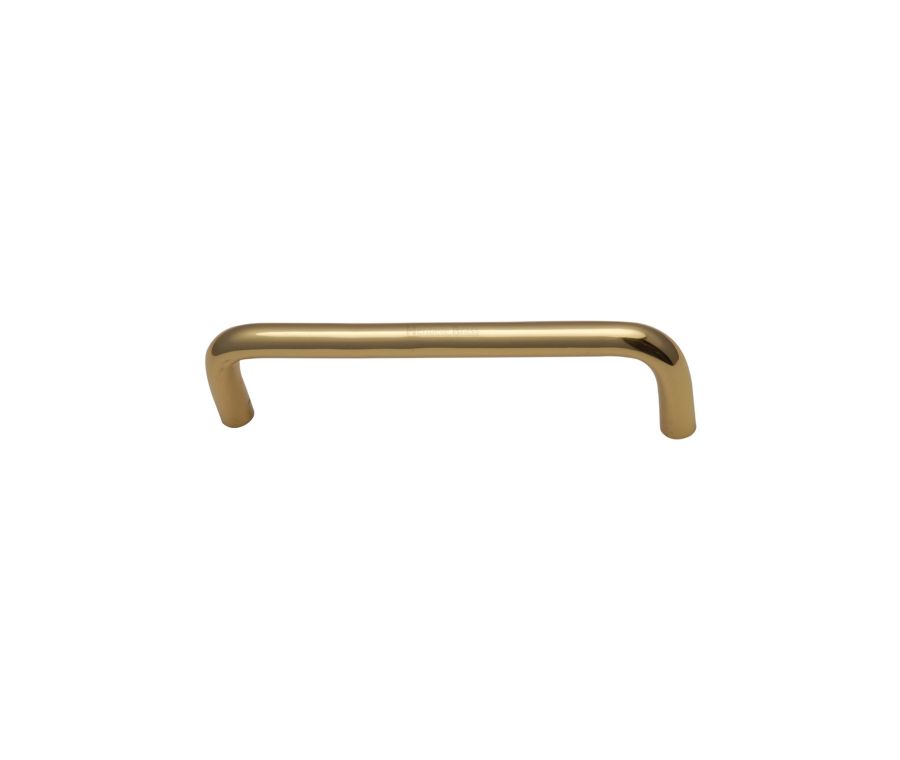 Heritage Brass Polished Brass Wire Cabinet Pull Handle 96mm