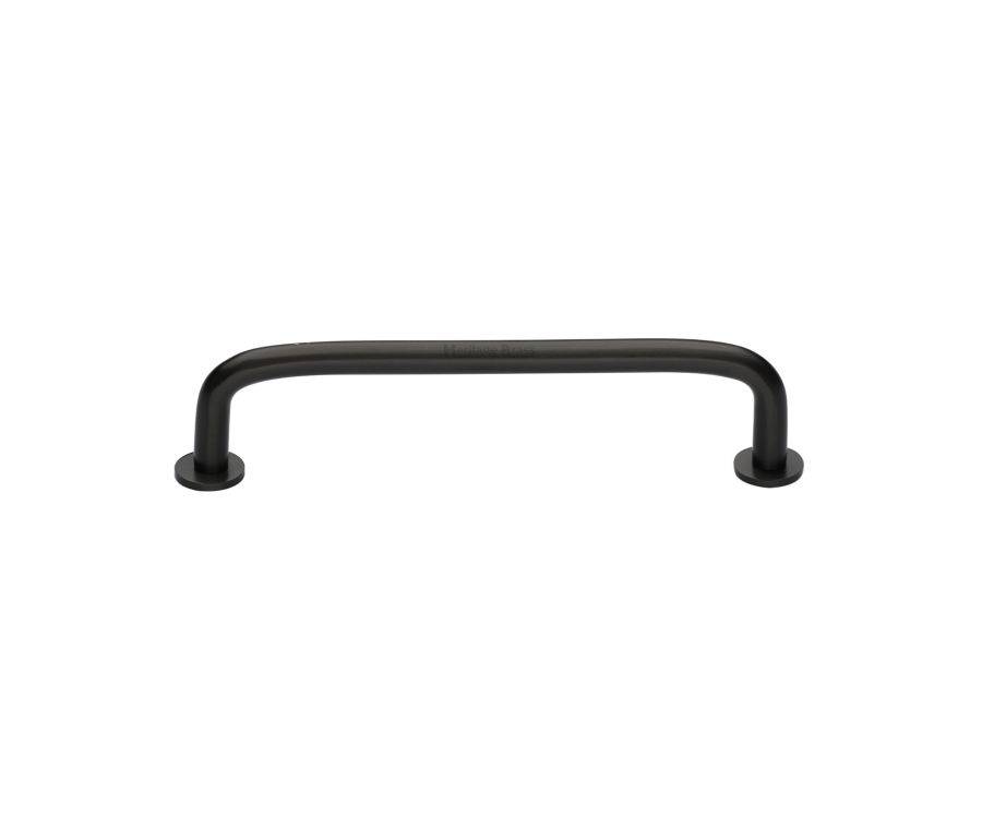 Heritage Brass Matt Bronze Wire Cabinet Pull Handle with Rose 16mm