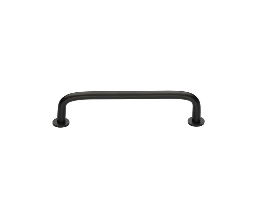 Heritage Brass Matt Bronze Wire Cabinet Pull Handle with Rose 16mm