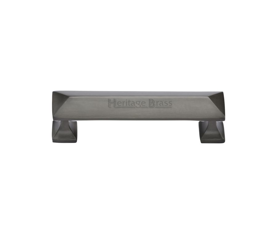 Heritage Brass Matt Bronze Pyramid Cabinet Pull Handle 96mm
