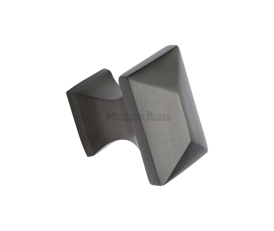 Heritage Brass Matt Bronze Pyramid Cabinet Knob