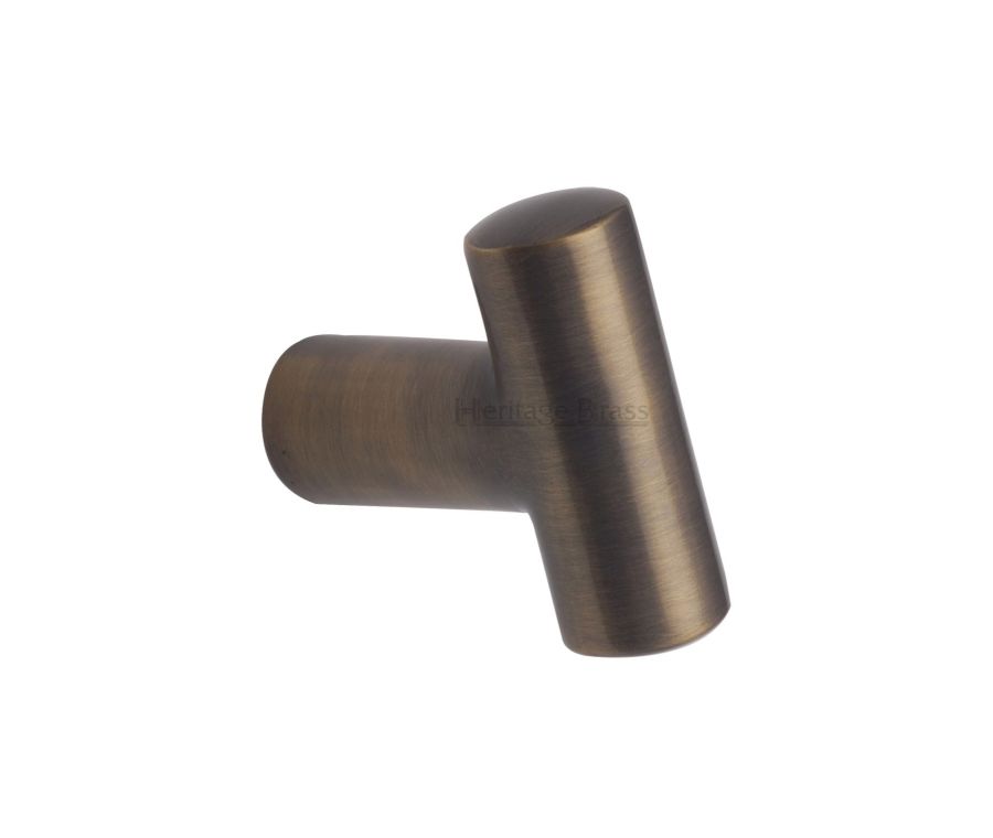 Heritage Brass Antique Brass T Shaped Cabinet Knob 35mm