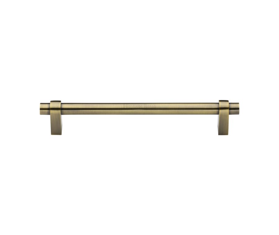 Heritage Brass Antique Brass Industrial Cabinet Pull Handle 192mm