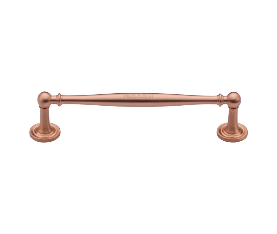 Heritage Brass Satin Rose Gold Colonial Cabinet Pull Handle 152mm