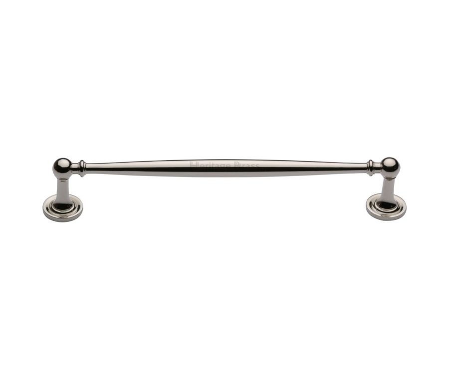 Heritage Brass Polished Nickel Finish Colonial Cabinet Pull Handle 203mm