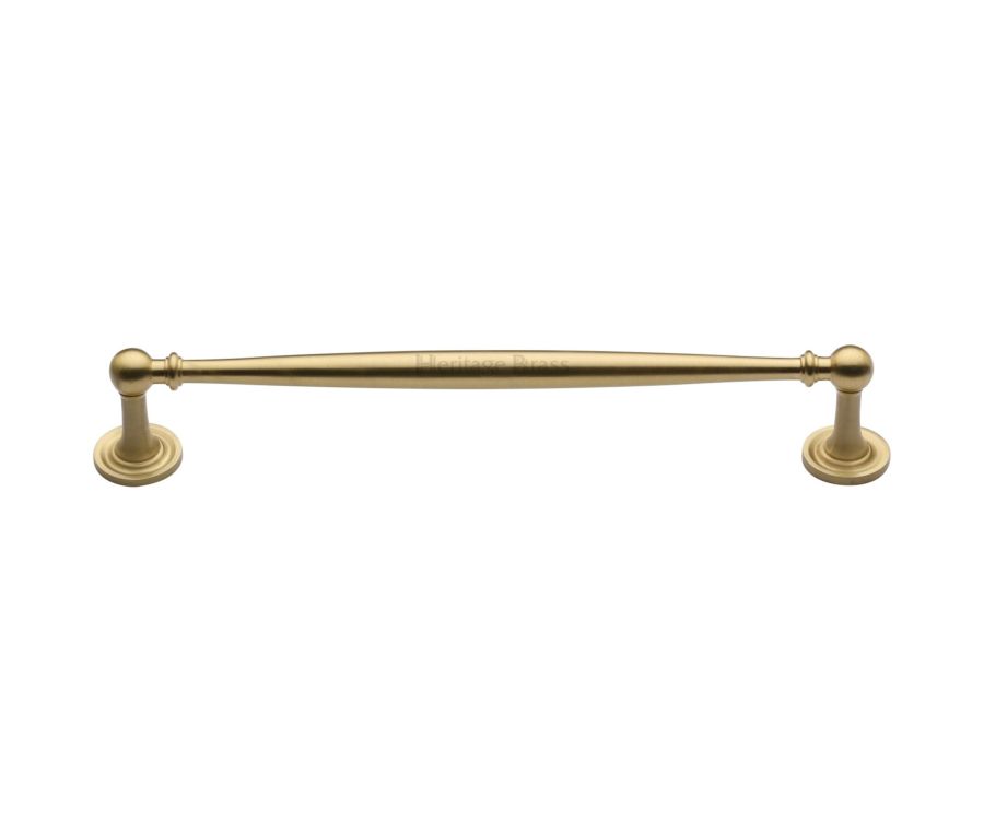 Heritage Brass Satin Brass Colonial Cabinet Pull Handle 203mm
