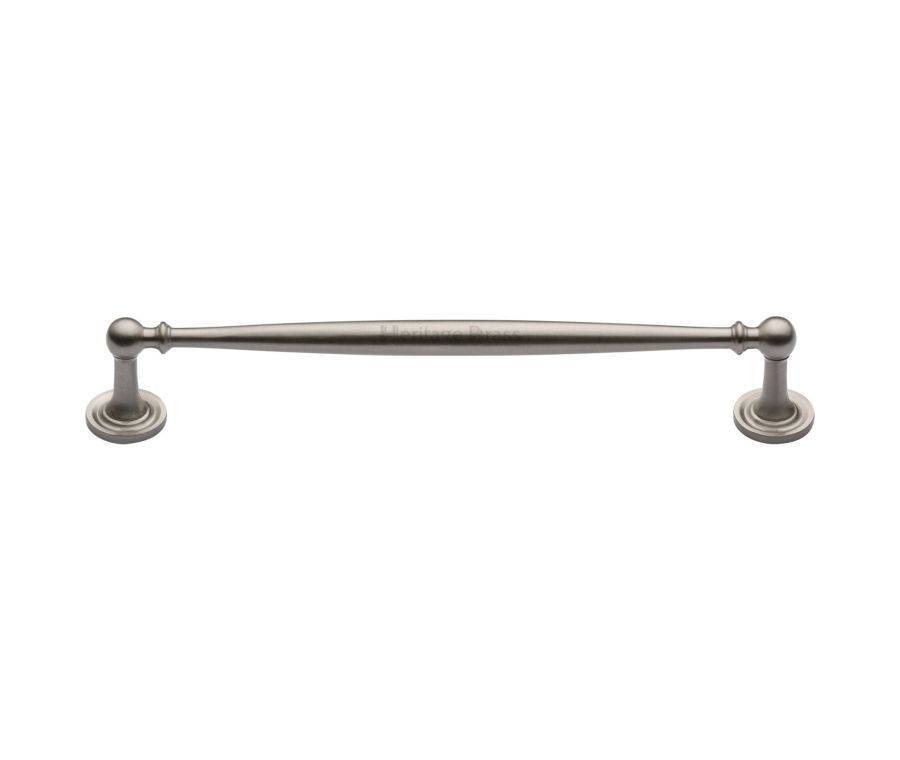 Heritage Brass Satin Nickel Colonial Cabinet Pull Handle 203mm