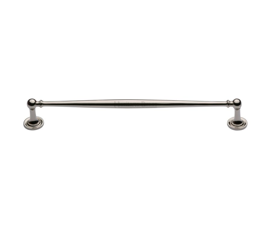 Heritage Brass Polished Nickel Finish Colonial Cabinet Pull Handle 254mm
