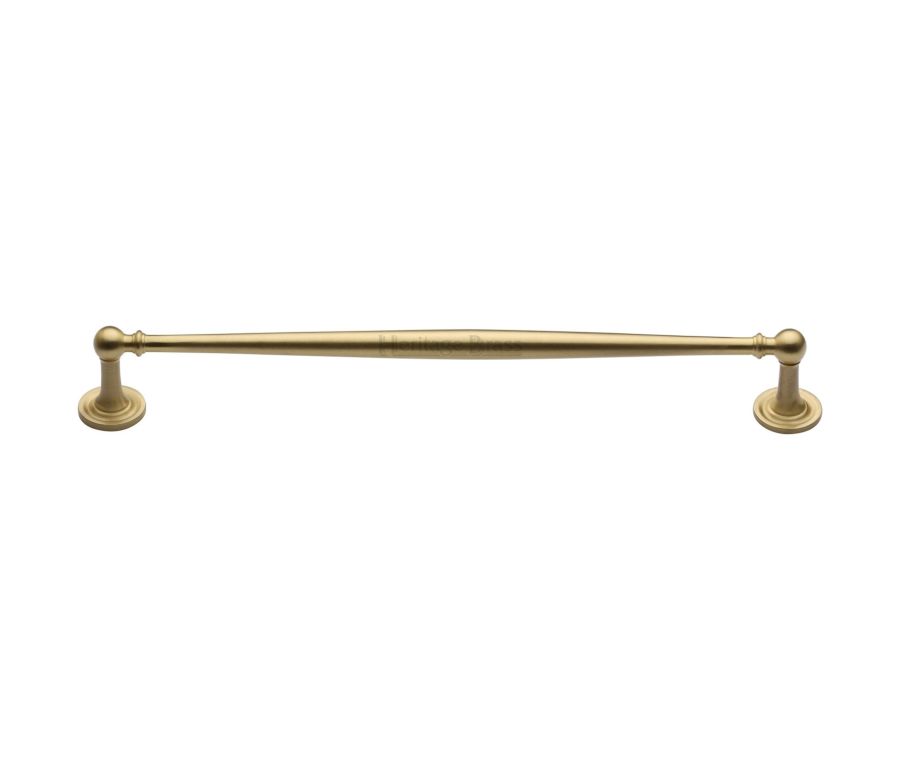 Heritage Brass Satin Brass Colonial Cabinet Pull Handle 254mm