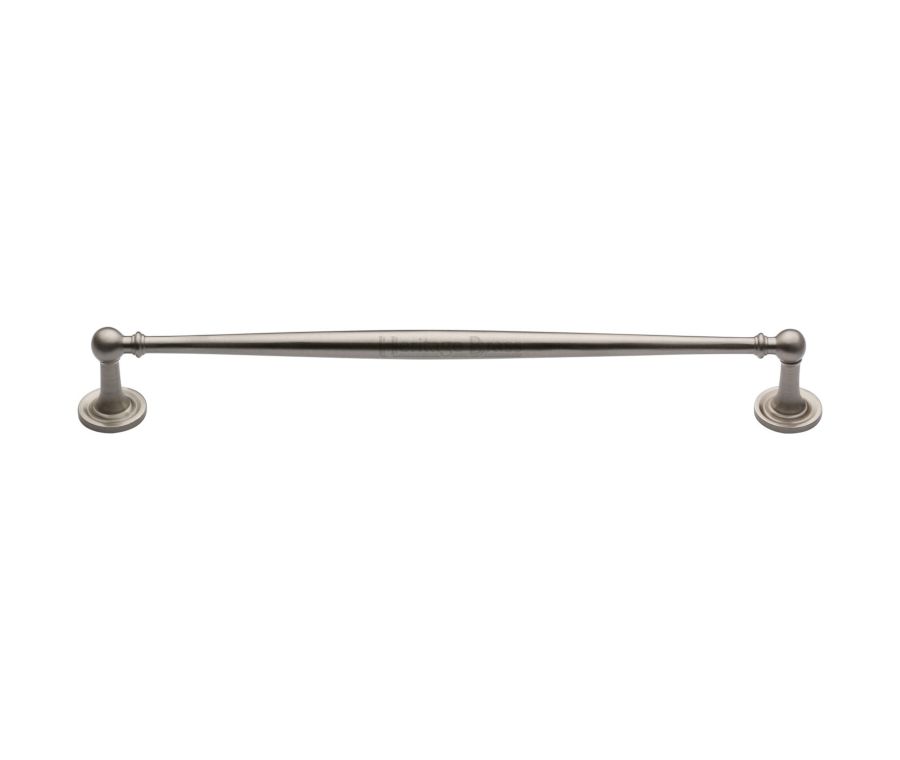 Heritage Brass Satin Nickel Colonial Cabinet Pull Handle 254mm