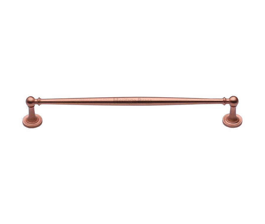 Heritage Brass Satin Rose Gold Colonial Cabinet Pull Handle 254mm
