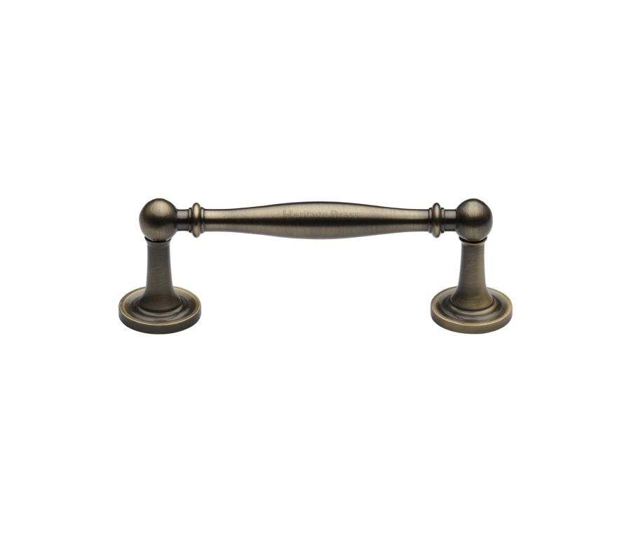 Heritage Brass Antique Brass Colonial Cabinet Pull Handle 96mm