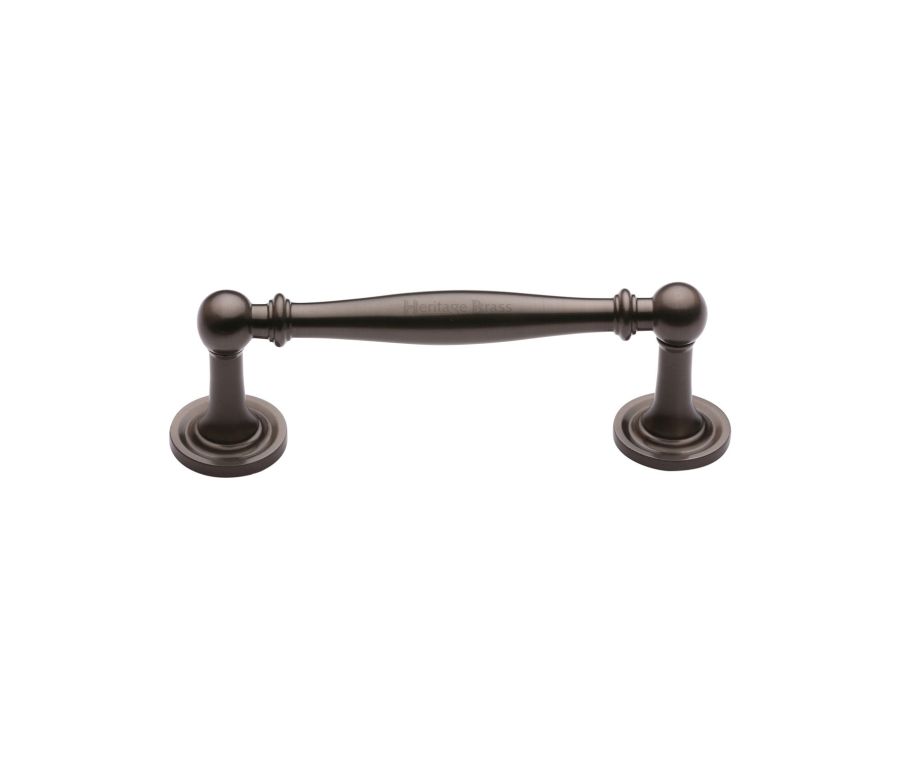 Heritage Brass Matt Bronze Colonial Cabinet Pull Handle 96mm