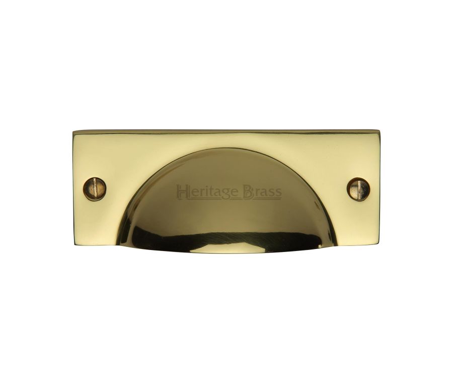 Heritage Brass Polished Brass Cheshire Cabinet Drawer Pull