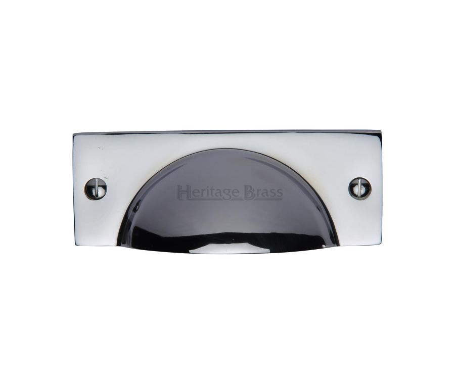 Heritage Brass Polished Chrome Cheshire Cabinet Drawer Pull