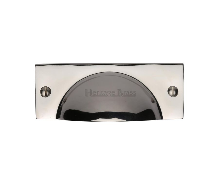 Heritage Brass Polished Nickel Finish Cheshire Cabinet Drawer Pull