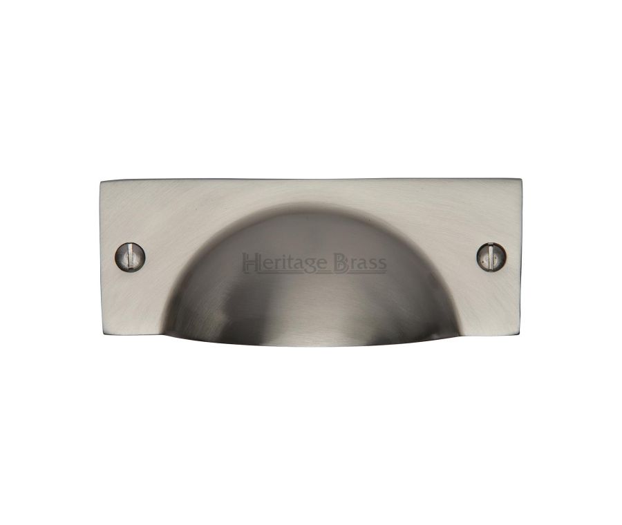 Heritage Brass Satin Nickel Cheshire Cabinet Drawer Pull