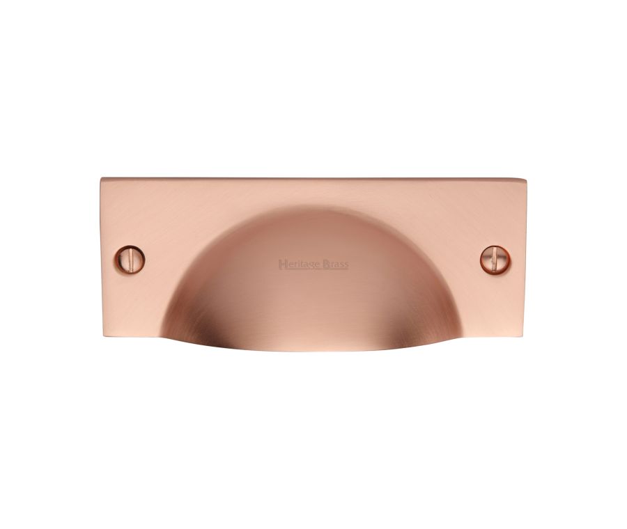 Heritage Brass Satin Rose Gold Cheshire Cabinet Drawer Pull