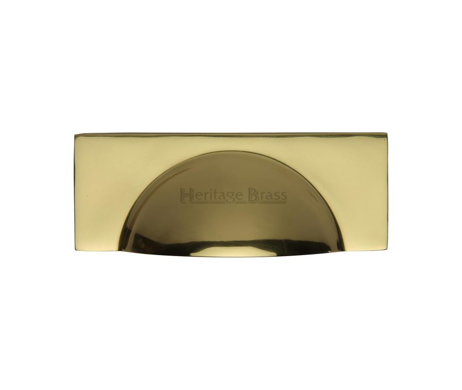 Heritage Brass Polished Brass Hampshire Cabinet Drawer Pull 57mm