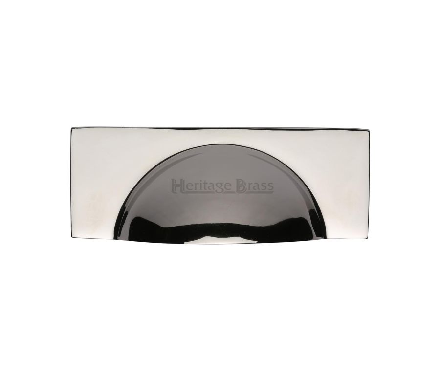 Heritage Brass Polished Nickel Finish Hampshire Cabinet Drawer Pull 57mm