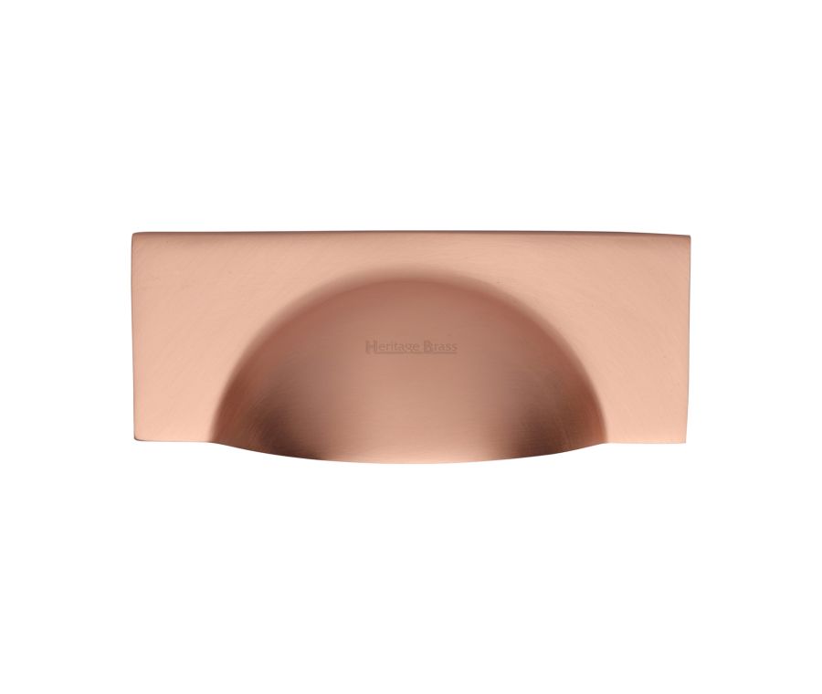 Heritage Brass Satin Rose Gold Hampshire Cabinet Drawer Pull 57mm