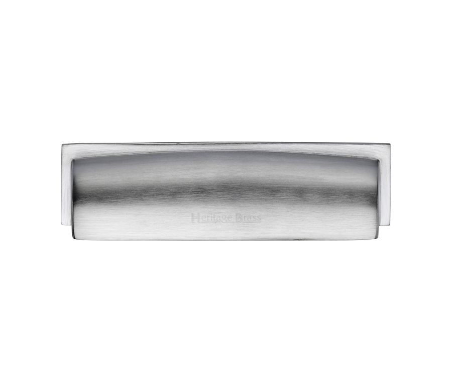Heritage Brass Satin Chrome Shropshire Drawer Pull Handle 152mm