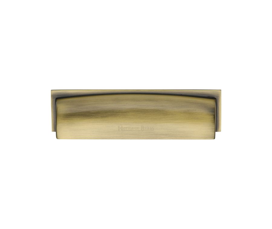 Heritage Brass Antique Brass Shropshire Drawer Pull Handle 96mm