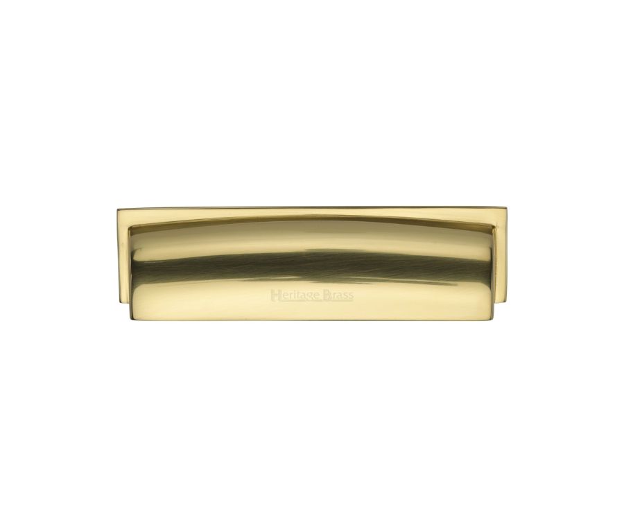 Heritage Brass Polished Brass Shropshire Drawer Pull Handle 96mm