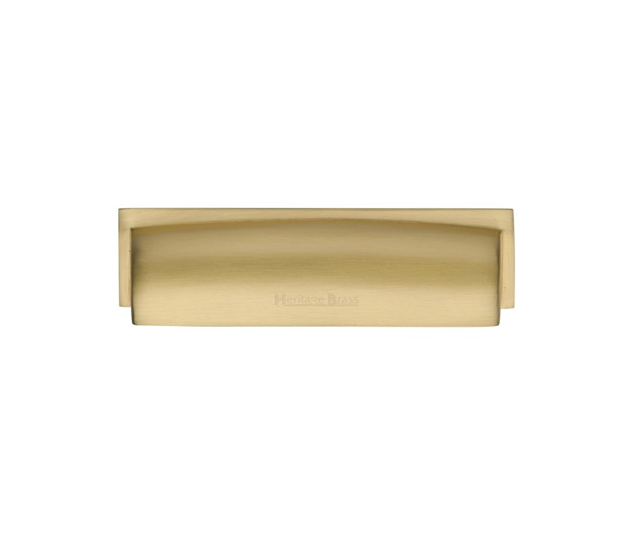 Heritage Brass Satin Brass Shropshire Drawer Pull Handle 96mm