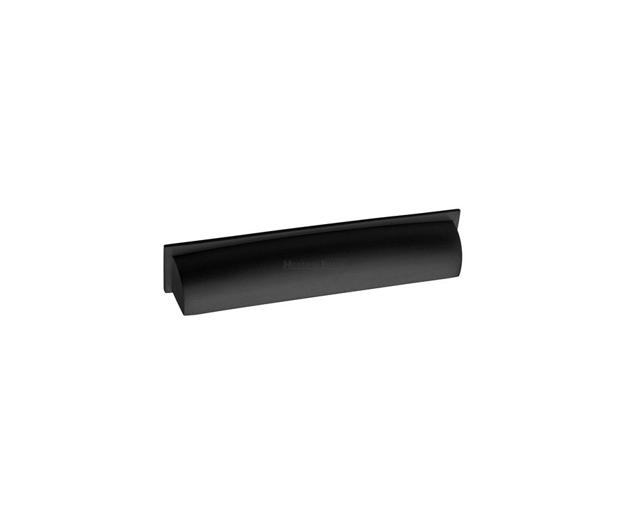 Heritage Brass Matt Black Shropshire Drawer Pull Handle 152mm