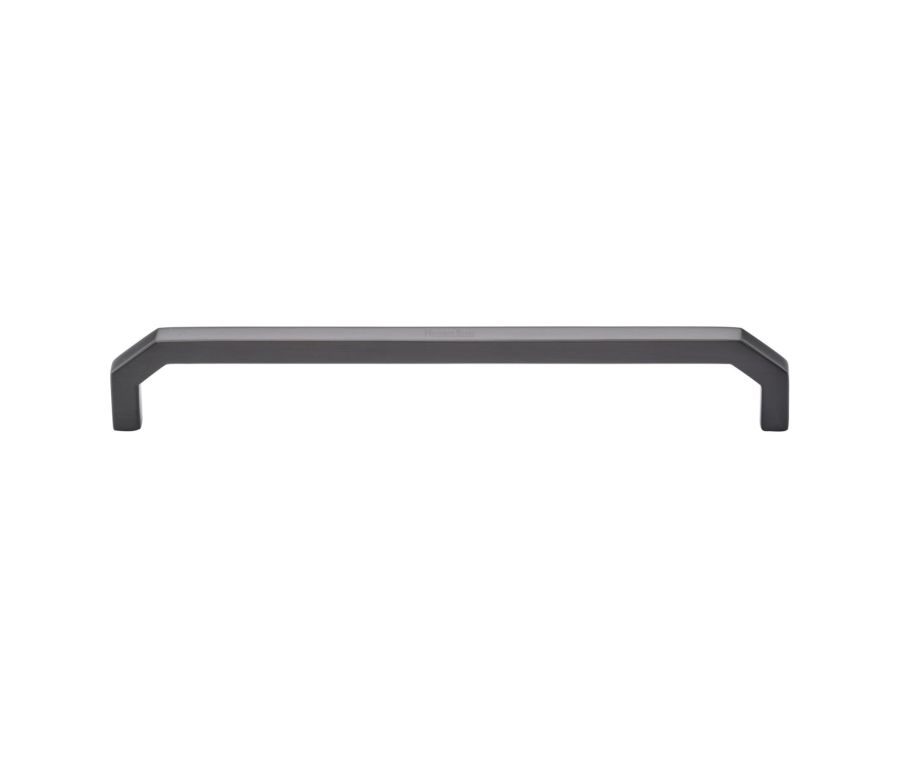 Heritage Brass Matt Bronze Hex Angular Cabinet Pull Handle 203mm