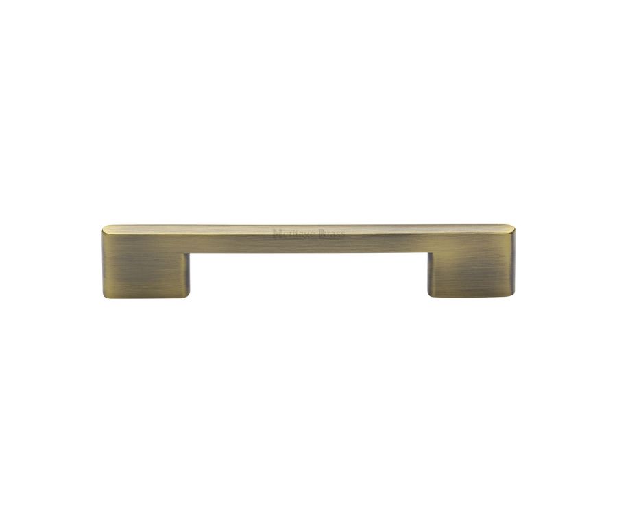 Heritage Brass Antique Brass Slim Metro Cabinet Pull Handle 128mm