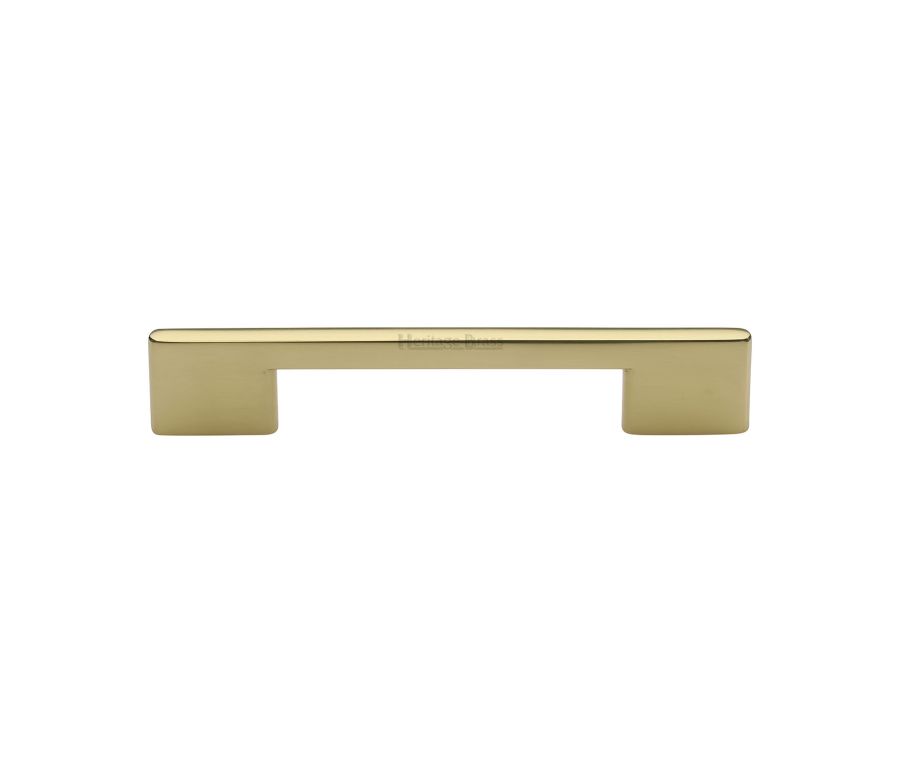 Heritage Brass Polished Brass Slim Metro Cabinet Pull Handle 128mm