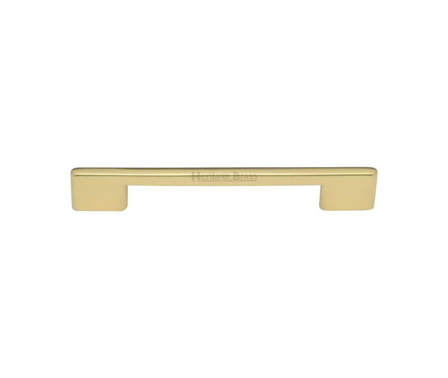 Heritage Brass Polished Brass Slim Metro Cabinet Pull Handle 160mm