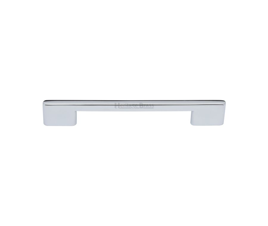 Heritage Brass Polished Chrome Slim Metro Cabinet Pull Handle 160mm
