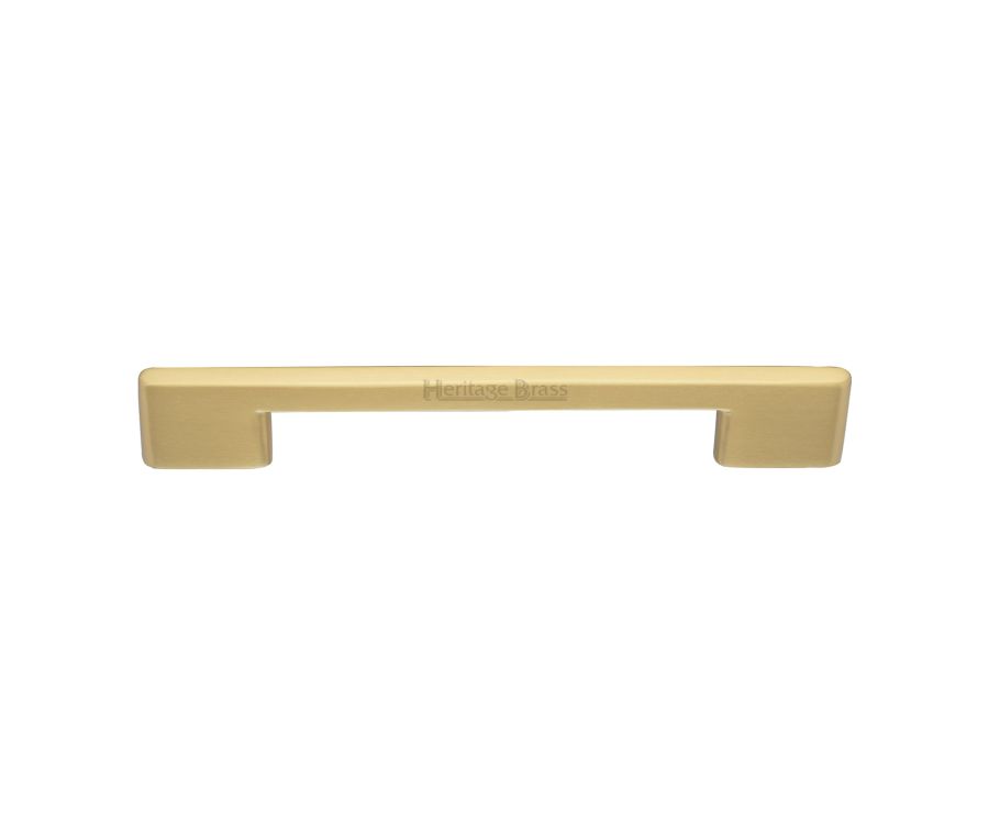 Heritage Brass Satin Brass Slim Metro Cabinet Pull Handle 160mm