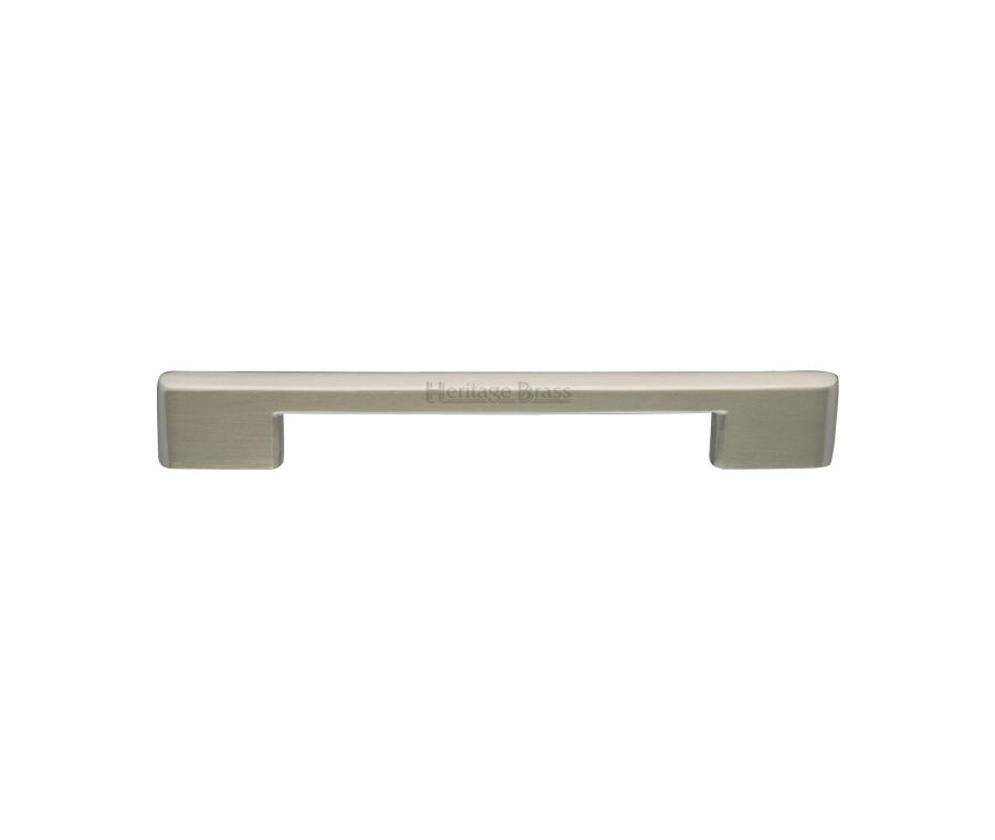 Heritage Brass Satin Nickel Slim Metro Cabinet Pull Handle 160mm