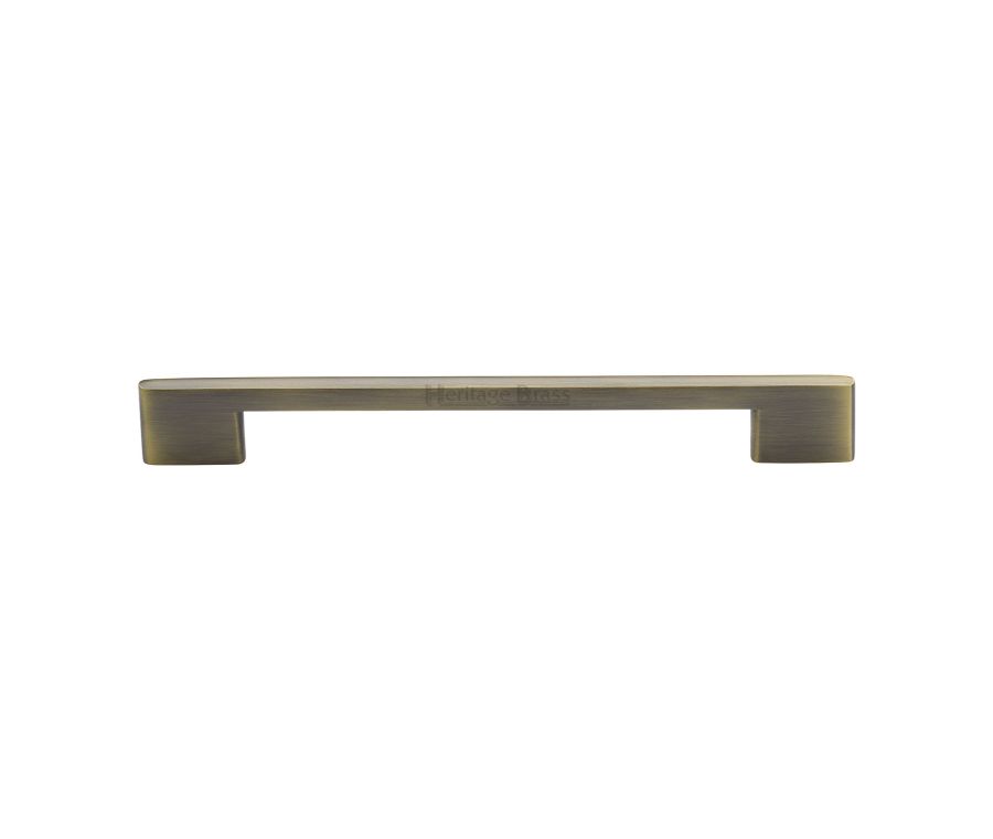 Heritage Brass Antique Brass Slim Metro Cabinet Pull Handle 192mm