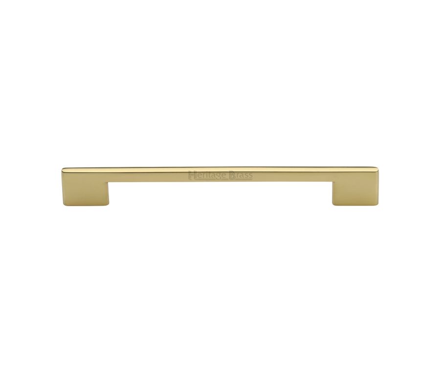 Heritage Brass Polished Brass Slim Metro Cabinet Pull Handle 192mm