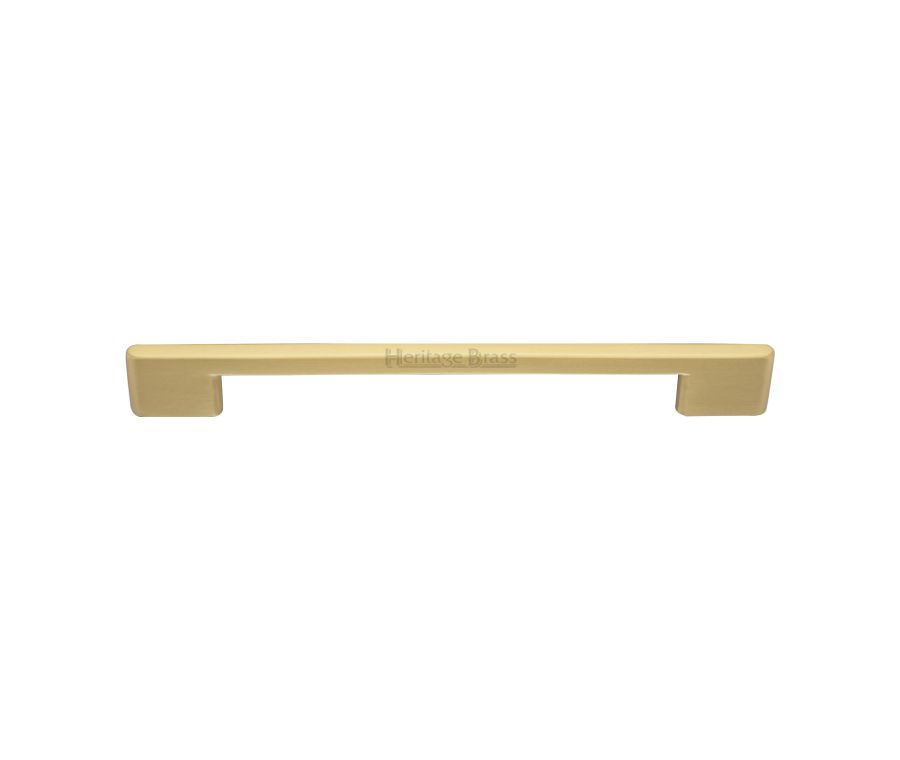 Heritage Brass Satin Brass Slim Metro Cabinet Pull Handle 192mm