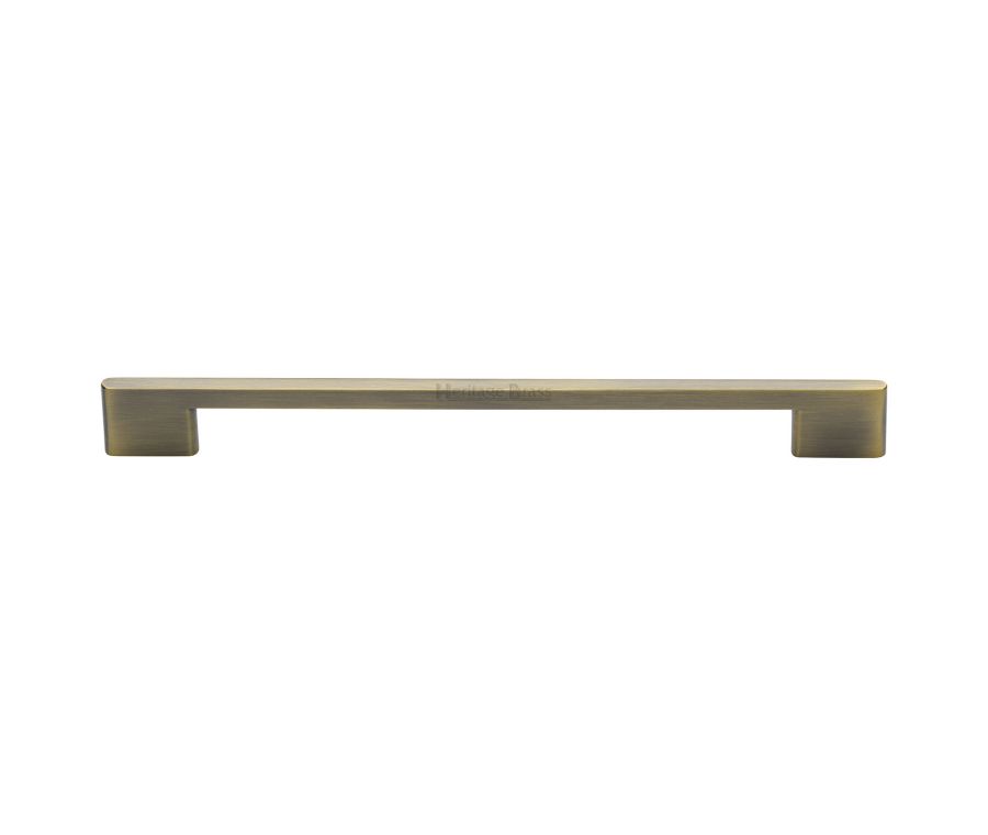 Heritage Brass Antique Brass Slim Metro Cabinet Pull Handle 256mm