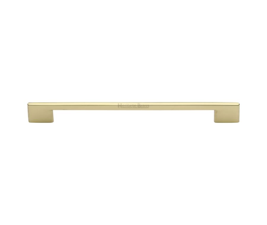 Heritage Brass Polished Brass Slim Metro Cabinet Pull Handle 256mm